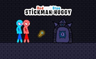 Image Red and Blue Stickman Rope